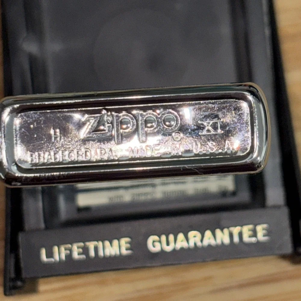 Zippo Lighter Hong Kong Clock Tower 2021 Chrome Windproof NIB With Papers